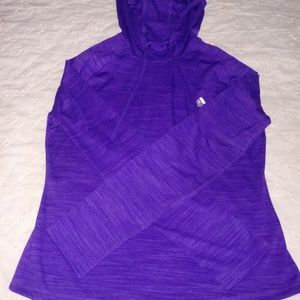 Size M Blue Adidas hooded tunic condition 10/10